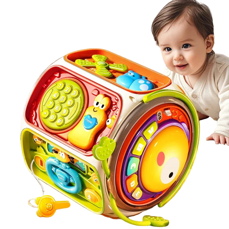 Multisensory Baby Discovery Panel - Montessori Activity Toy 12M+