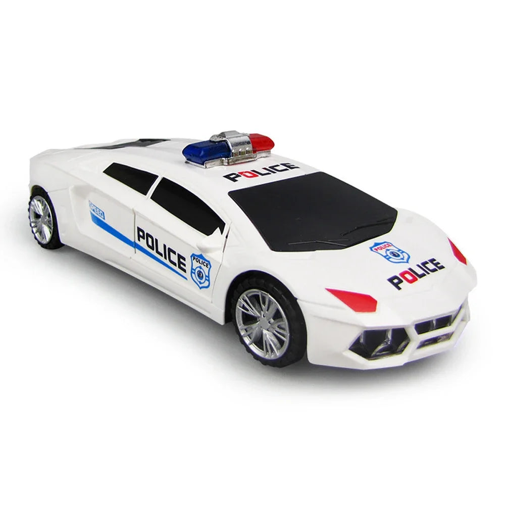 2025 New Electric Dancing Deformation Rotating Universal Police Car Boy Toy Children Girl Music Luminous Car