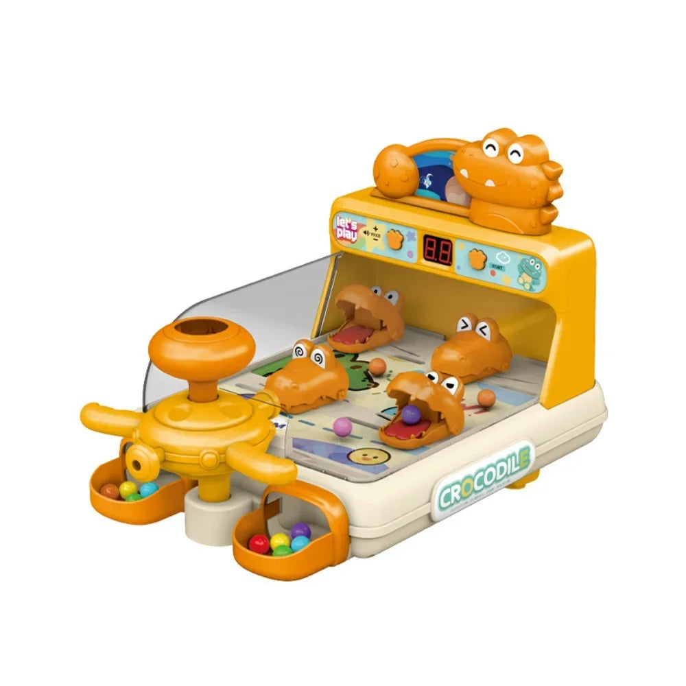 Kids Table Party Games Children Pinball Shooting Machine Electric Crocodile Table Game Children's Education Puzzle Toys Child