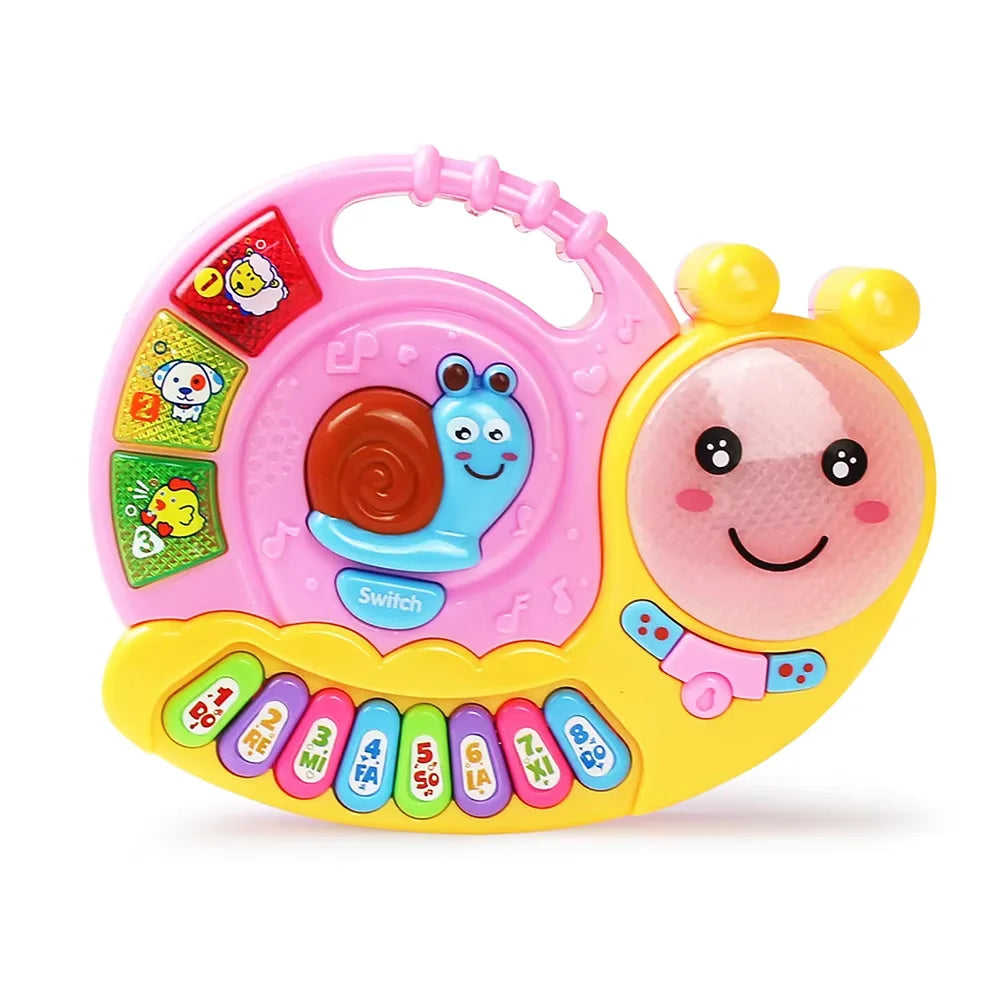Baby Musical Piano Keyboard Toy with Animal Sounds and Lights