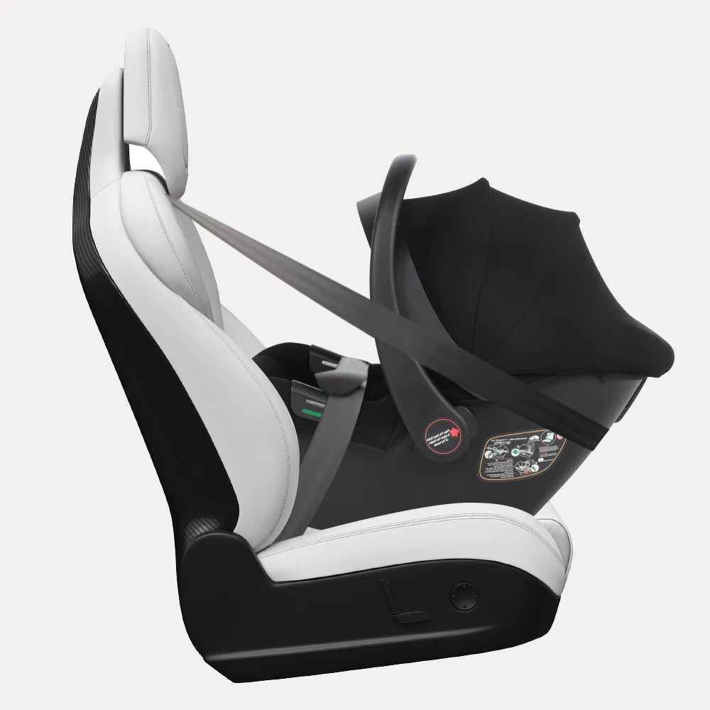 Infant Baby Car Seat Newborn 0-12 Months Max 12kg Sun Canopy Padded Seat 3-Point Safety Belt Side Protection I-Size Baby Car Sea