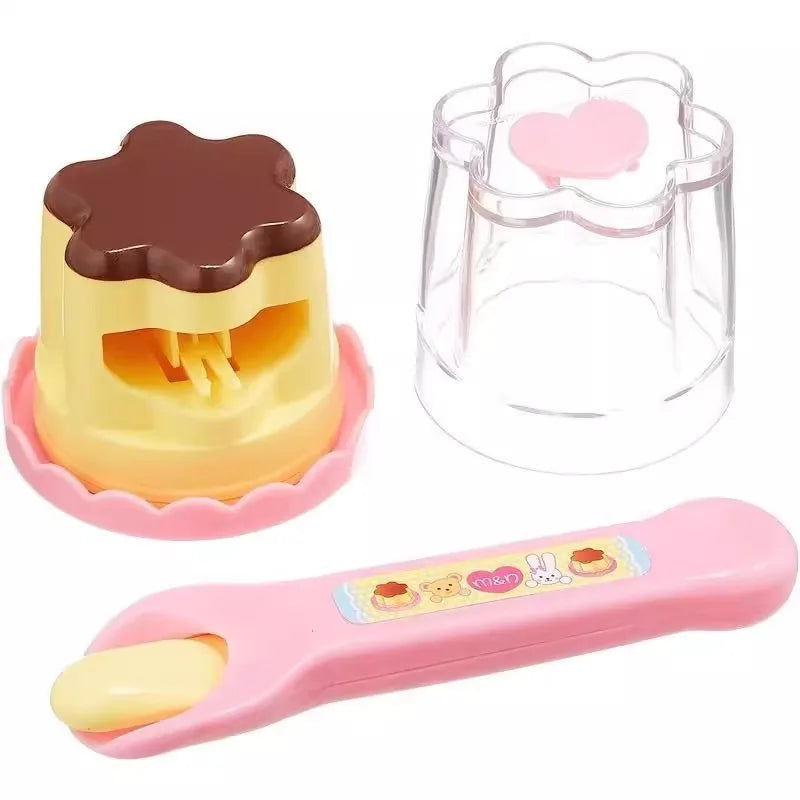 Bear Bento Jelly Pudding Feeding Toy Set Interactive Kitchen Pretend Play for Toddler Parent-Child Educational Food Toy Gifts