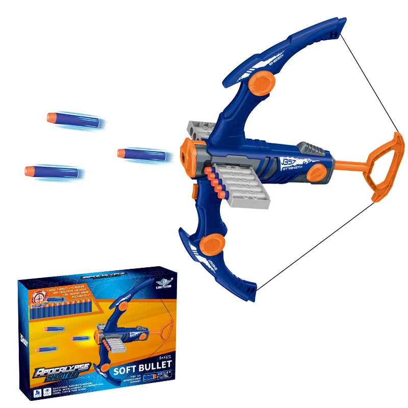 Kids Toy Crossbow - 12 Continuous Soft Dart Launcher