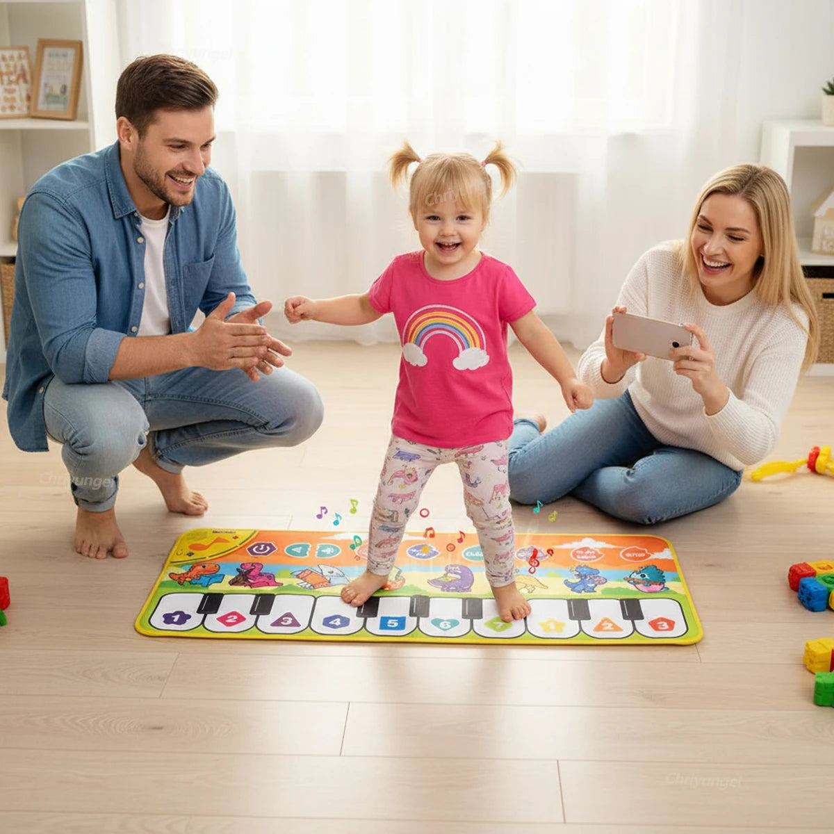 Kids Piano Mat - 80x30cm Musical Floor Keyboard Toy