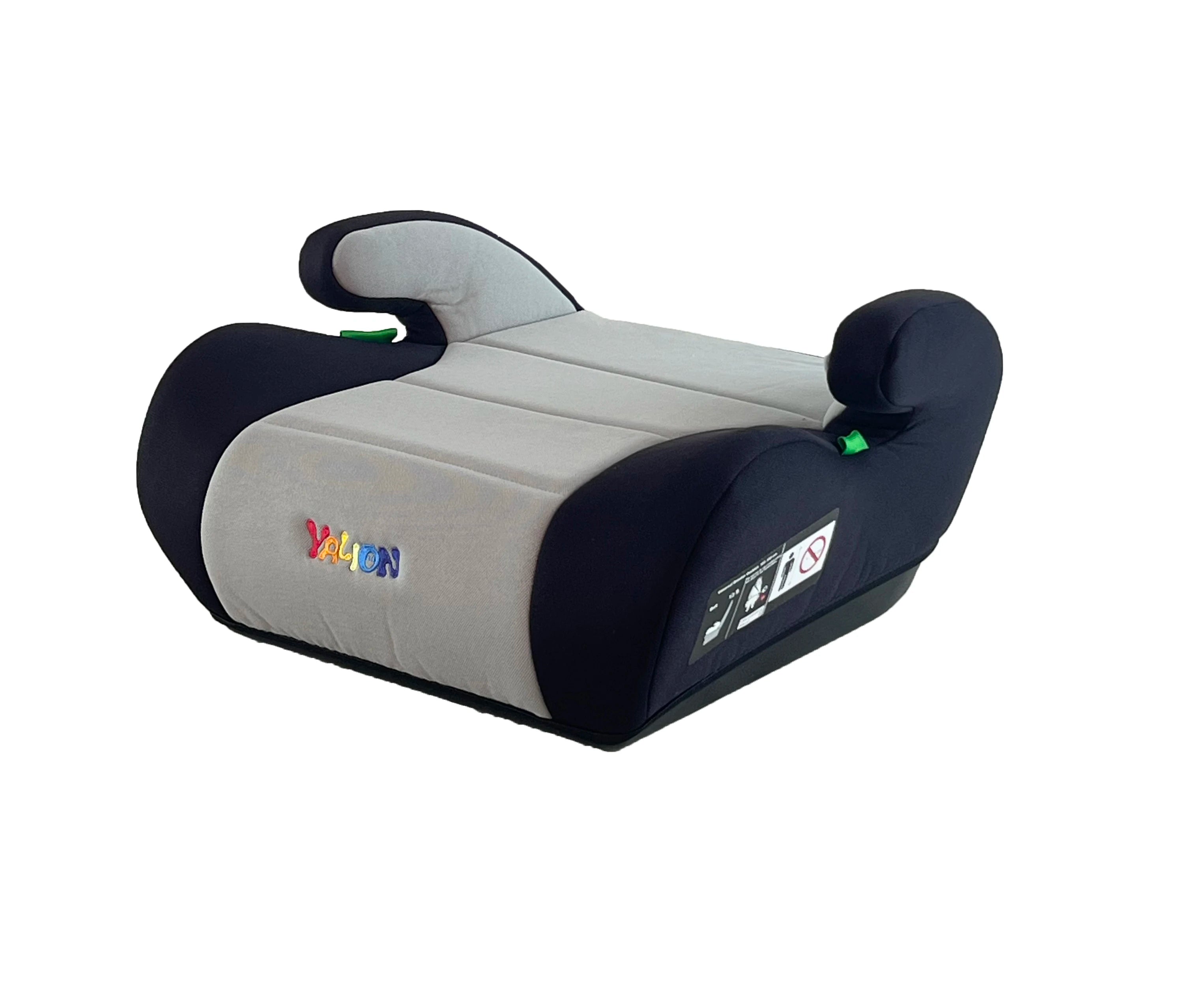 Yalion Portable Baby Car Safety Seat Booster Cushion, Suitable for Ages 6-10, 125- 150cm , 3-Point Safety Belt, Thickened Padding, Meets I-Size Standard Un Ece R 129/03