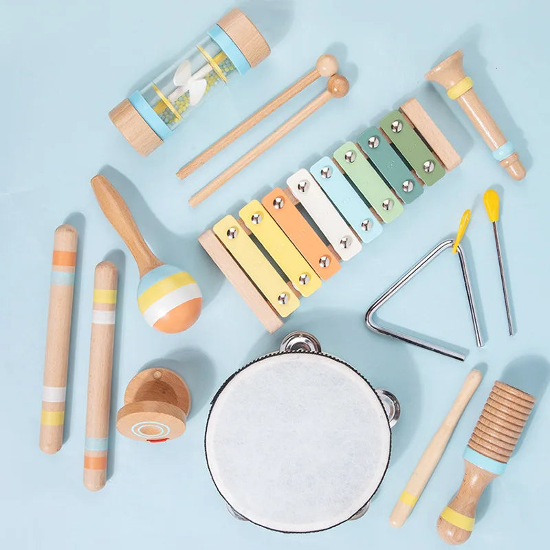 Montessori Wooden Musical Instruments Set for Toddlers