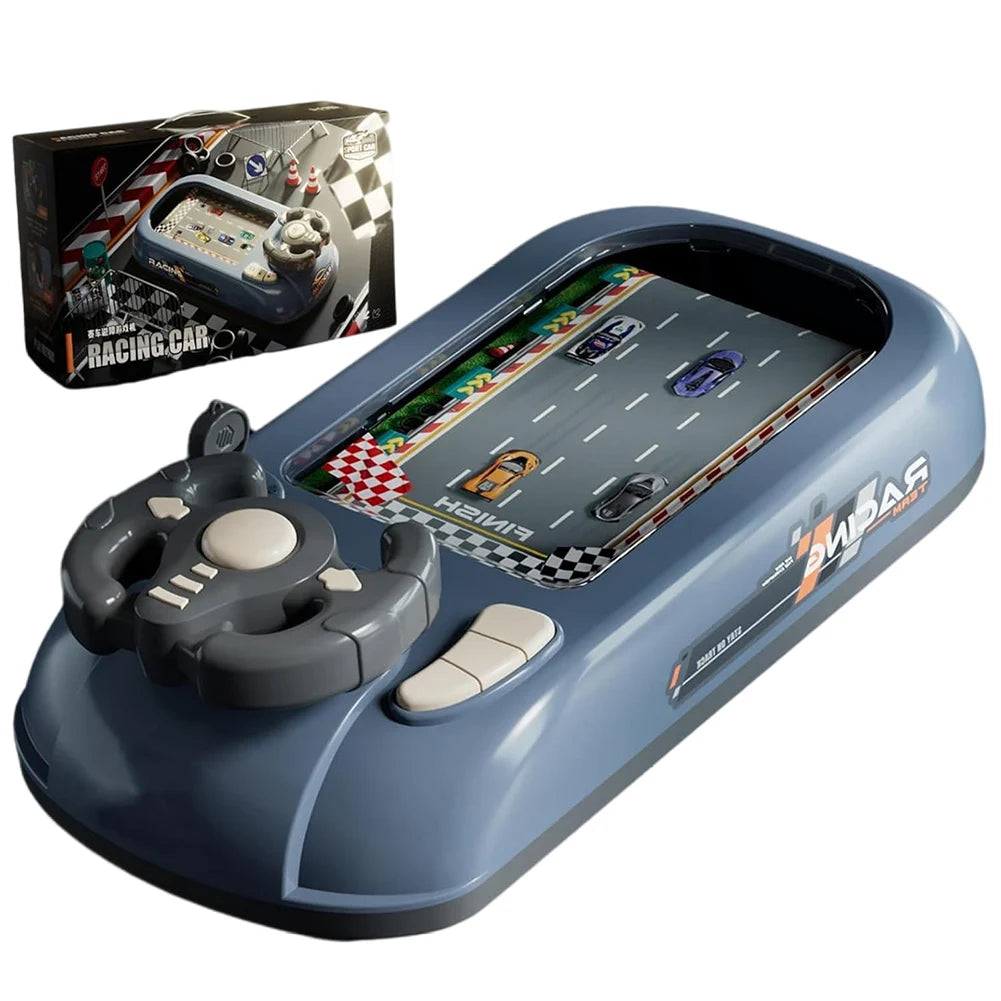 Toddler Simulated Driving Racing Car Game with Sound Interactive Simulation Racing Toy Car Racing Adventure Toy for Boys 4-6