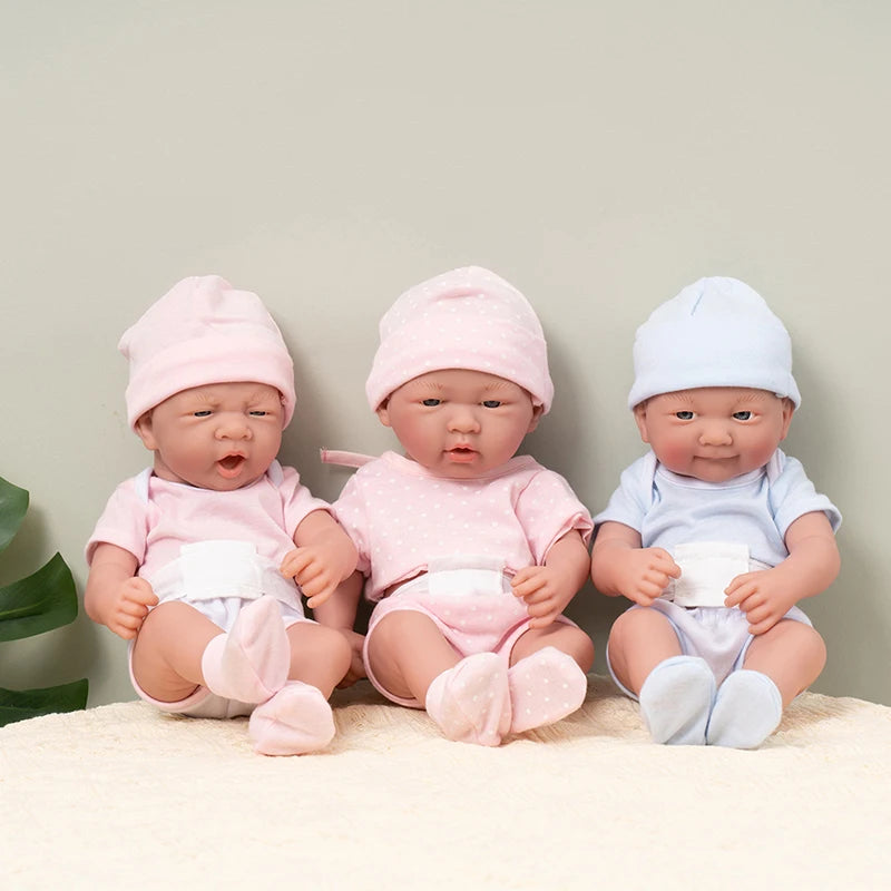 35CM Cute Reborn Dolls For 14inch Realistic Soft Full Vinyl Reborn Doll Toys Lifelike Full Body Dolls For Princess Birthday Gift
