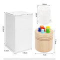Sharing Wooden Color and Shape Sorting Matching Game