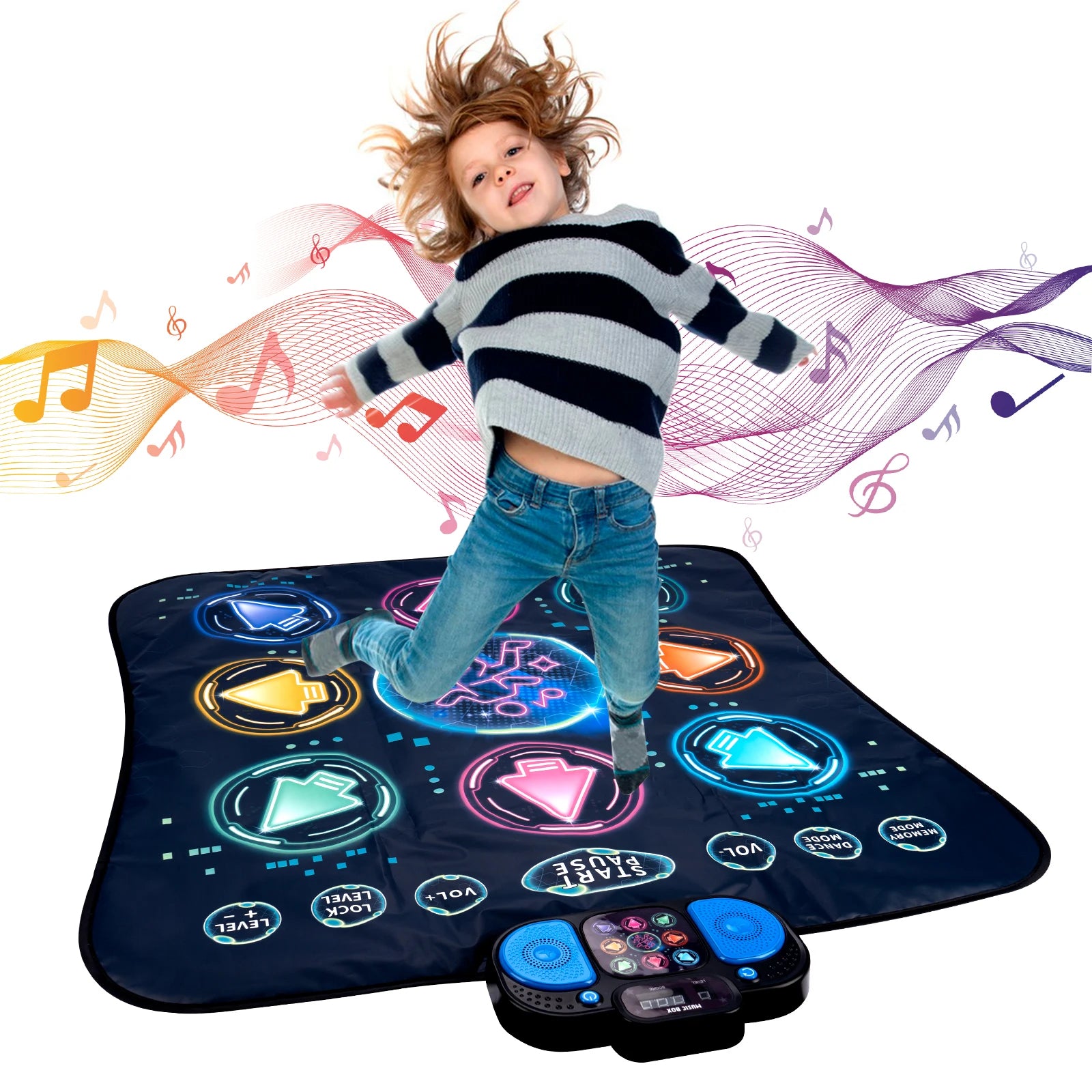 Coolplay 90x90cm Electric Music & Dancing Mat with Lights