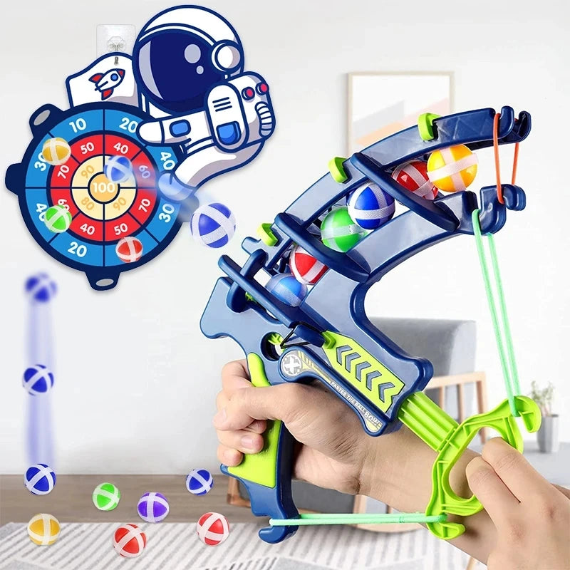 Montessori Sticky Ball Dart Board Game for Kids Ages 3-7