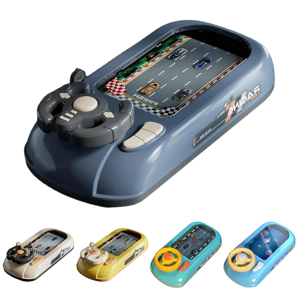 Toddler Simulated Driving Racing Car Game with Sound Interactive Simulation Racing Toy Car Racing Adventure Toy for Boys 4-6