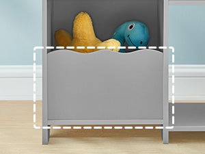 SONGMICS Bookshelf Children toys Book Storage 2 Boxing